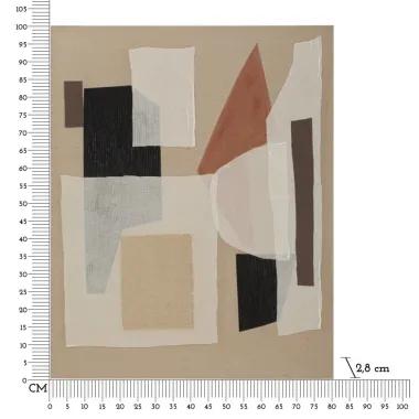 OBRAZ NA PŁÓTNIE REDY -A- 80X2,8X100 cm
